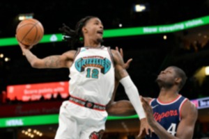 <strong>&ldquo;I have to better,&rdquo; Memphis Grizzlies guard Ja Morant (12) said after the loss to the Clippers Monday.</strong> &ldquo;<strong>It&rsquo;s simple. Too many turnovers.&rdquo;&nbsp;</strong>(Brandon Dill/AP)