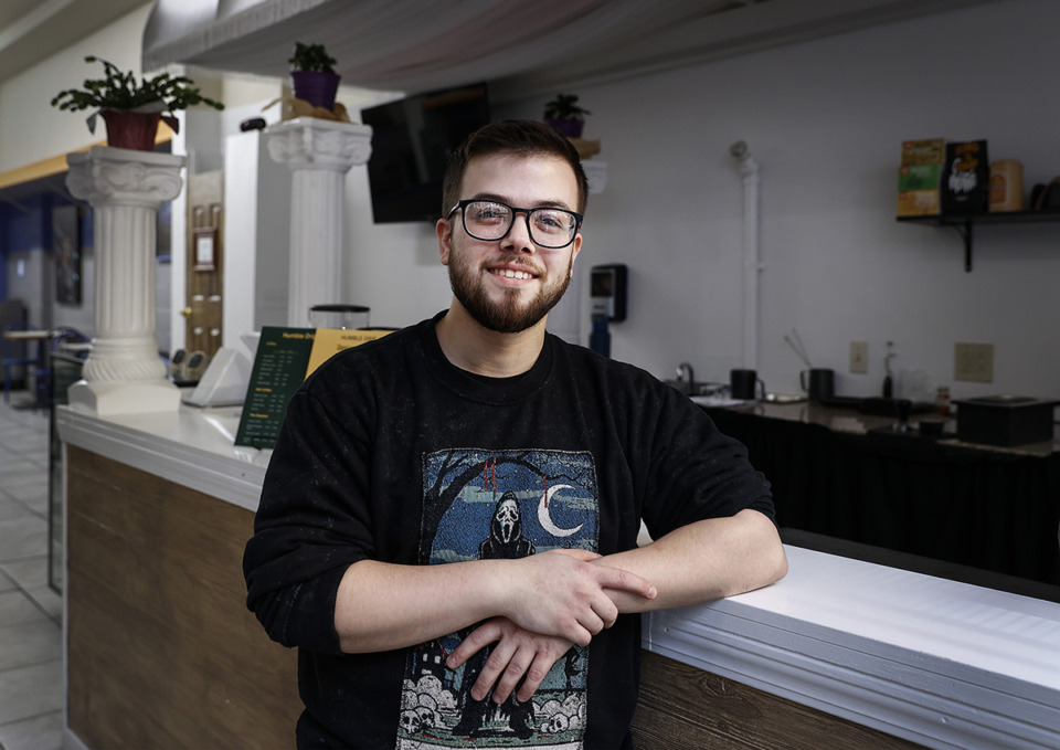 <strong>Humble Drip Coffee owner Abdul Rahman Mustapha said his love for coffee began when he started working at Starbucks.</strong> (Mark Weber/The Daily Memphian)