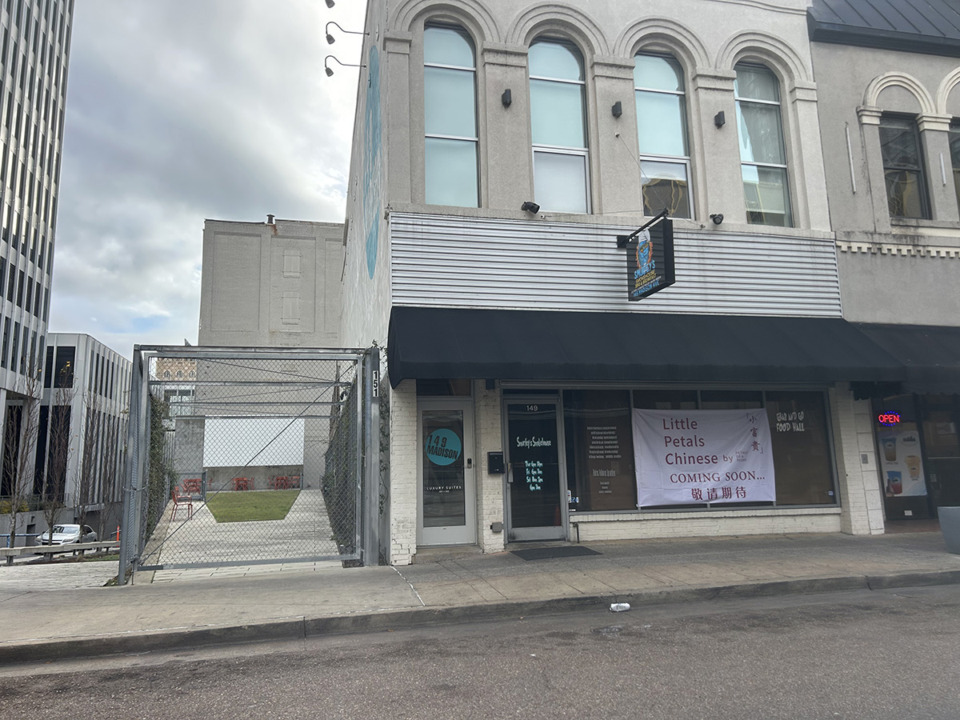 <strong>Little Petals is coming to the former Smurfey's Smokehouse at 149 Madison Ave.</strong> (Sophia Surrett/The Daily Memphian)