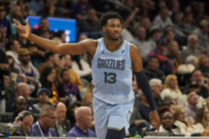 <strong>Memphis Grizzlies forward Jaren Jackson Jr. (13) celebrates hitting a 3-pointer during the second half of an NBA basketball game against the Phoenix Suns Tuesday, Dec. 31, 2024, in Phoenix. Memphis won 117-112.</strong> (Darryl Webb/AP Photo)