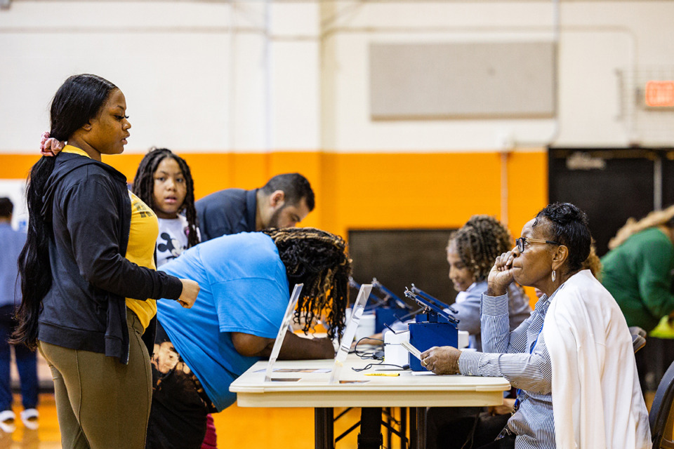 <strong>Shelby County residents prepare to vote at Whitehaven Community Center on Election Day Tuesday, Nov. 5, 2024.</strong> (Benjamin Naylor/Special to The Daily Memphian file)