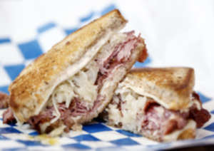 <strong>The Mad Grocer &amp; Deli serves a Reuben sandwich.</strong> (Mark Weber/The Daily Memphian)