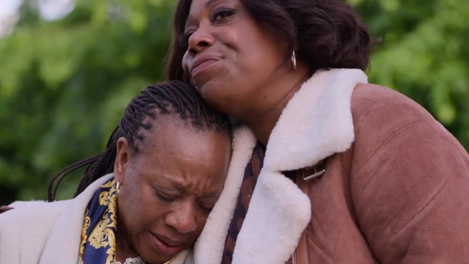 <strong>&ldquo;Hard Truths&rdquo; stars Marianne Jean-Baptiste, left, and Michele Austin, right.</strong> (Courtesy Bleecker Street Media)