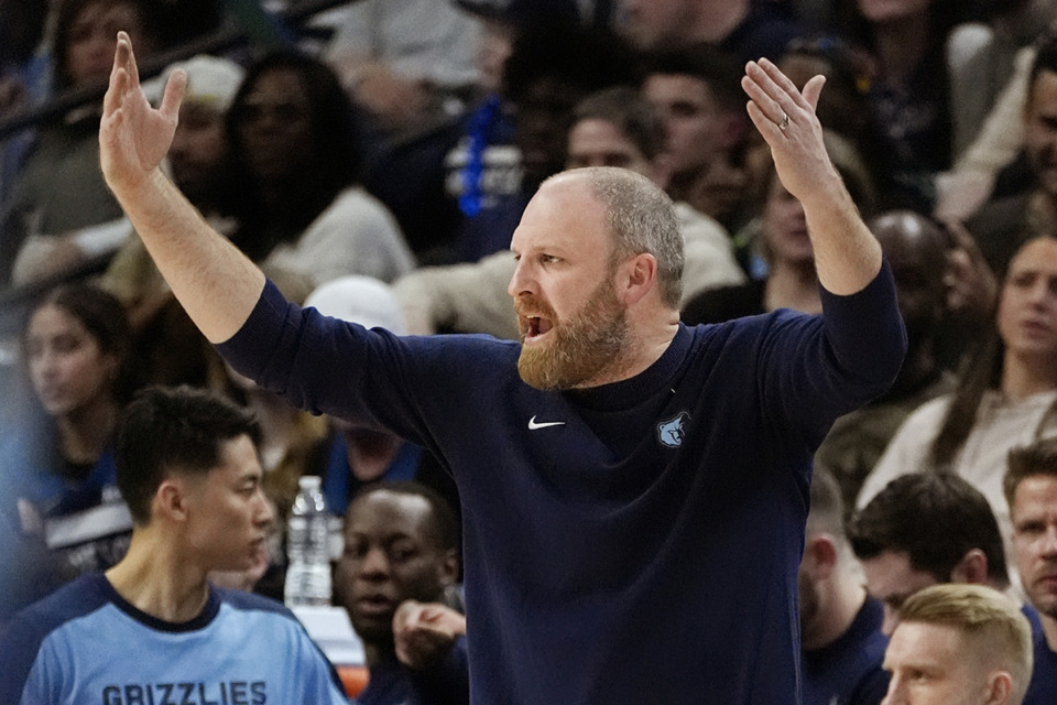 <strong>&ldquo;It&rsquo;s individual development,&rdquo; Memphis Grizzlies head coach Taylor Jenkins said of turnovers. &ldquo;It&rsquo;s definitely collective development.&rdquo;</strong> (Bruce Kluckhohn/AP file)