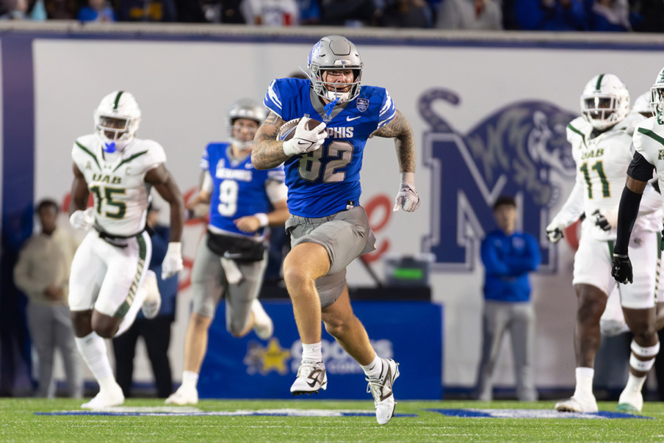 <strong>&ldquo;I feel like another year would just help me out with pursuing the NFL,&rdquo;&nbsp;Memphis Tigers tight end Anthony Landphere&nbsp; said.</strong> (Wes Hale/Special to The Daily Memphian file)