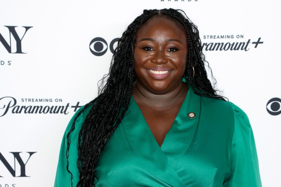 <strong>Jocelyn Bioh attends the Meet The Tony Award Nominees press junket at the Sofitel New York on May 2, 2024, in New York.</strong>&nbsp;(Charles Sykes/Invision/AP file)