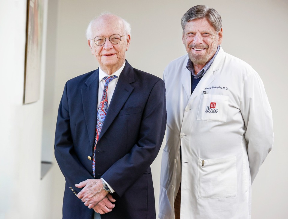 <strong>Dr. David Usdan and Dr. Vance Shappley have worked at&nbsp;Saint Francis Hospital-Memphis since it opened.</strong> (Mark Weber/The Daily Memphian)