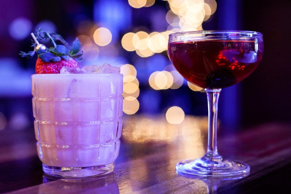 <strong>Mixed drinks are displayed at a bar in Baltimore.</strong> (Julio Cortez/AP file)