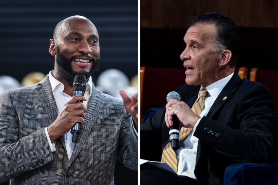 <strong>From left to right: Shelby County Mayor Lee Harris and Juvenile Court Judge Tarik Sugarmon appeared on&nbsp;&ldquo;Behind The Headlines.&rdquo;</strong> (From left to right: Patrick Lantrip/The Daily Memphian file; Brad Vest/Special to The Daily Memphian)