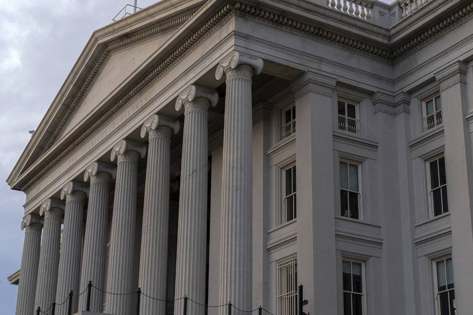 <strong>The Corporate Transparency Act is a controversial legislation passed in 2021 to combat money laundering and other financial crimes. Shown is the U.S. Department of the Treasury building in Washington.</strong> (Jose Luis Magana/AP Photo file)