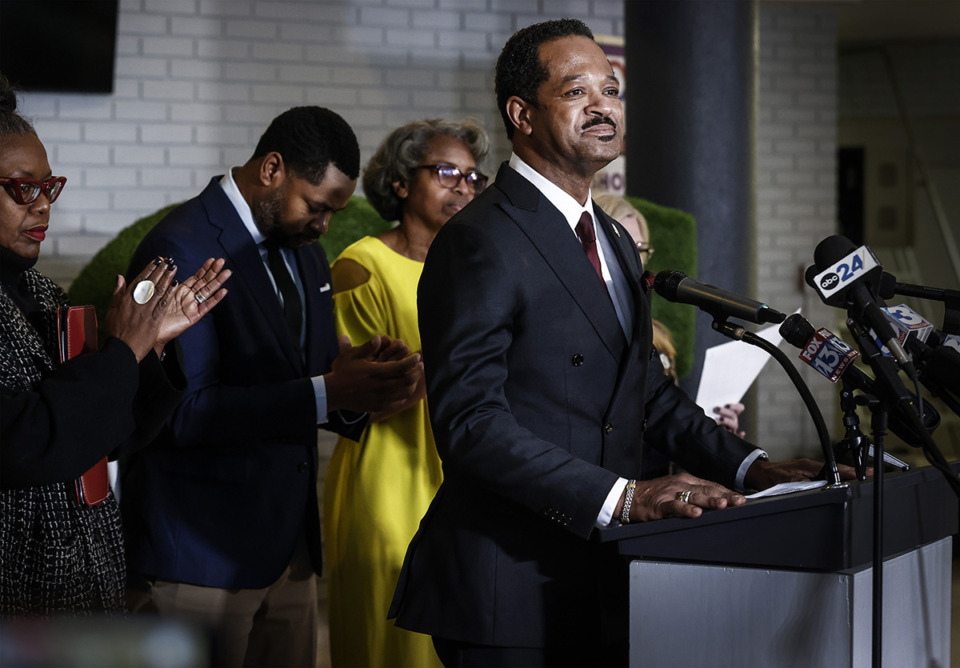 <strong>Memphis-Shelby County Schools new Interim Superintendent Dr. Roderick Richmond recused himself from the discussion.</strong> (Mark Weber/The Daily Memphian)