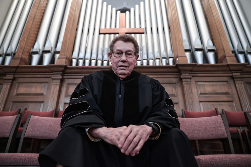 <strong>After Sunday&rsquo;s service, Jerold Teachey and his wife might take a few weeks off, but they will remain part of the congregation. He may still conduct the choir but only sparingly and when needed.</strong> (Patrick Lantrip/The Daily Memphian)