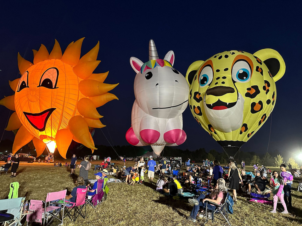 <strong>Festivalgoers gather at the third annual Collierville Balloon Festival on Sept. 17, 2023.</strong> (Courtesy Red Bardes)