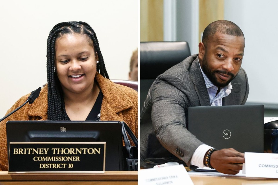 <strong>Shelby County commissioners Britney Thornton (left) and Mickell Lowery (right) appeared on an episode of&nbsp;&ldquo;Behind The Headlines.&rdquo;</strong> (Mark Weber/The Daily Memphian file)