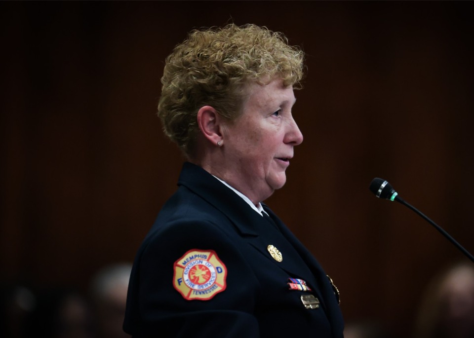 <strong>Gina Sweat was appointed&nbsp;Memphis Fire chief in 2016.</strong> (Patrick Lantrip/The Daily Memphian file)