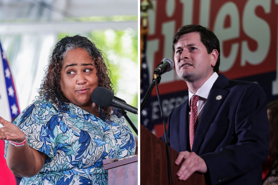 <strong>State Rep. John Gillespie, R-Memphis, (right) and state Sen. Raumesh Akbari, D-Memphis, (left) have a bill that would raise Shelby County&rsquo;s sales tax a full percent for a new jail. It sees a committee tomorrow, Feb. 12.</strong> (Patrick Lantrip/The Daily Memphian file)