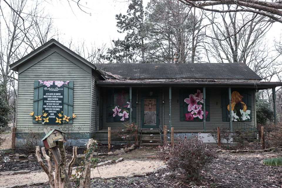 <strong>The murals were completed off-site and installed by city staff.</strong> (Patrick Lantrip/The Daily Memphian)