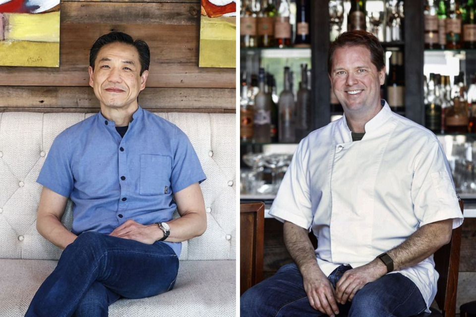 <strong>Chefs Wally Joe (left) and Andrew Adams have been named semifinalists in the 2025 James Beard Awards, up for a shared &ldquo;Best Chef&rdquo; in the Southeast region.</strong> (Mark Weber/The Daily Memphian file)