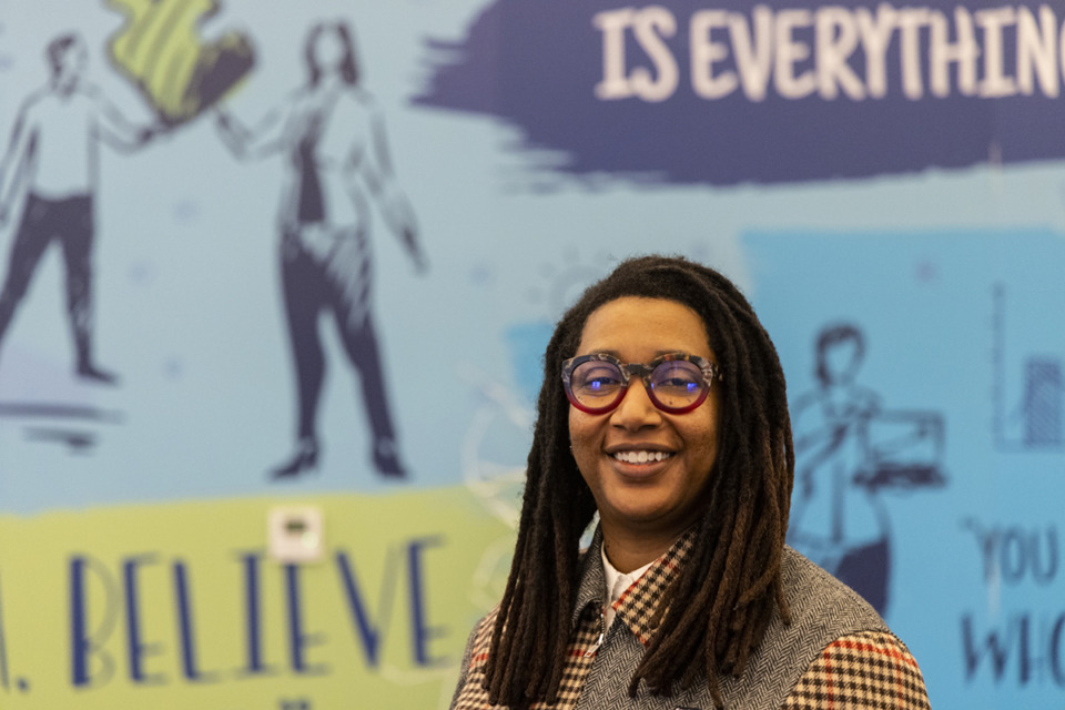 <strong>Whitney Hardy, daughter of Carolyn Hardy, grew up in a home that celebrated steely determination and breaking barriers. Whitney, the new head of the Crews Center for Entrepreneurship at the U of M, has big plans for the center.</strong> (Brad Vest/Special to The Daily Memphian)