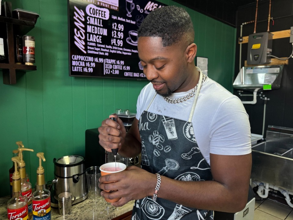 <strong>We just love coffee,&rdquo; entrepreneur Matthew Hopson said. &ldquo;Something about it is very empowering. It brings people together.&rdquo;</strong> (Michael Waddell/The Daily Memphian)