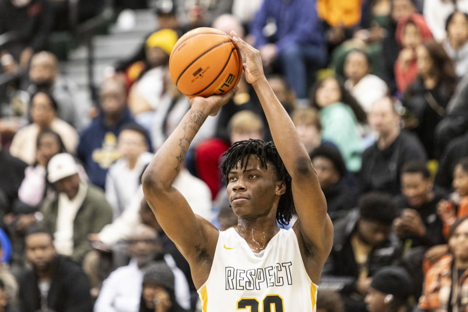 <strong>Whitehaven&rsquo;s Ottabwa Dickson attempts a shot during a Jan. 3 game against Dynamic Prep at the Memphis Hoopfest at Briarcrest Christian School.</strong> (Brad Vest/Special to The Daily Memphian)