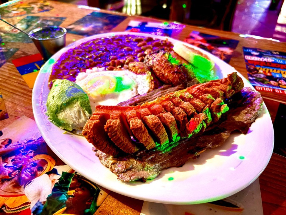 <p class="p1"><strong>The Bandeja Paisa platter at Mi Tierra is one of Carlucci&rsquo;s favorite $10 Deals and meal experiences. </strong>(Joshua Carlucci/Special to The Daily Memphian)