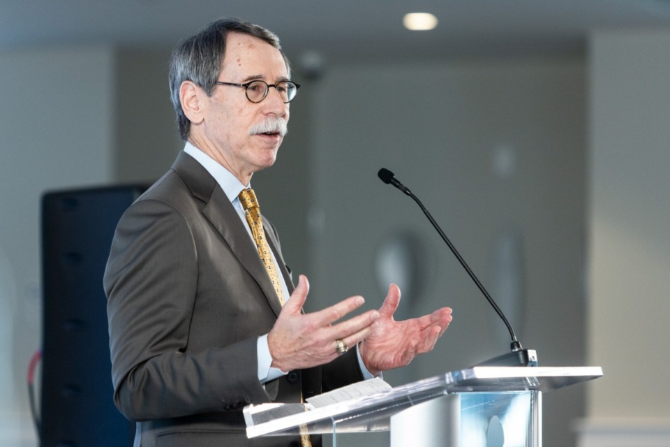 <strong>James Downing is president and CEO of St. Jude Children&rsquo;s Research Hospital, one of the research institutions that asked the state&rsquo;s congressional leaders to maintain federal funding for research.</strong>&nbsp;(Brad Vest/The Daily Memphian file)