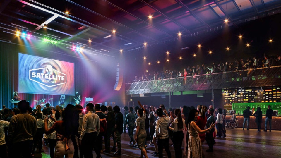 <strong>A rendering shows the interior of Satellite Music Hall.</strong> (Courtesy Live Nation)