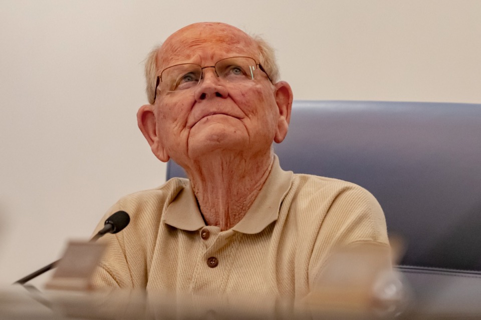 <strong>Alderman Jack Young, seen here in April 2024,&nbsp;was appointed in 1999 and elected to six terms. Reporter Michael Waddell said Young doesn&rsquo;t plan to run again.</strong> (Ziggy Mack/The Daily Memphian file)