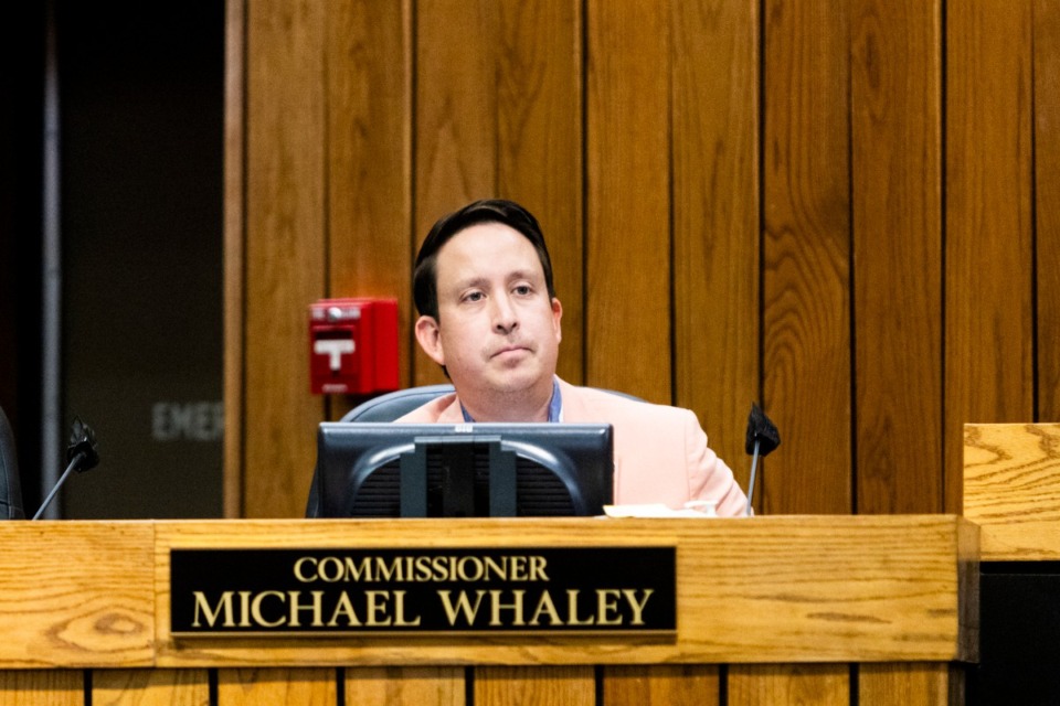 <strong>Shelby County Commissioner Michael Whaley during the Shelby County Commission meeting at 160 N. Main on Monday, Aug. 26, 2024.</strong> (Brad Vest/The Daily Memphian file)