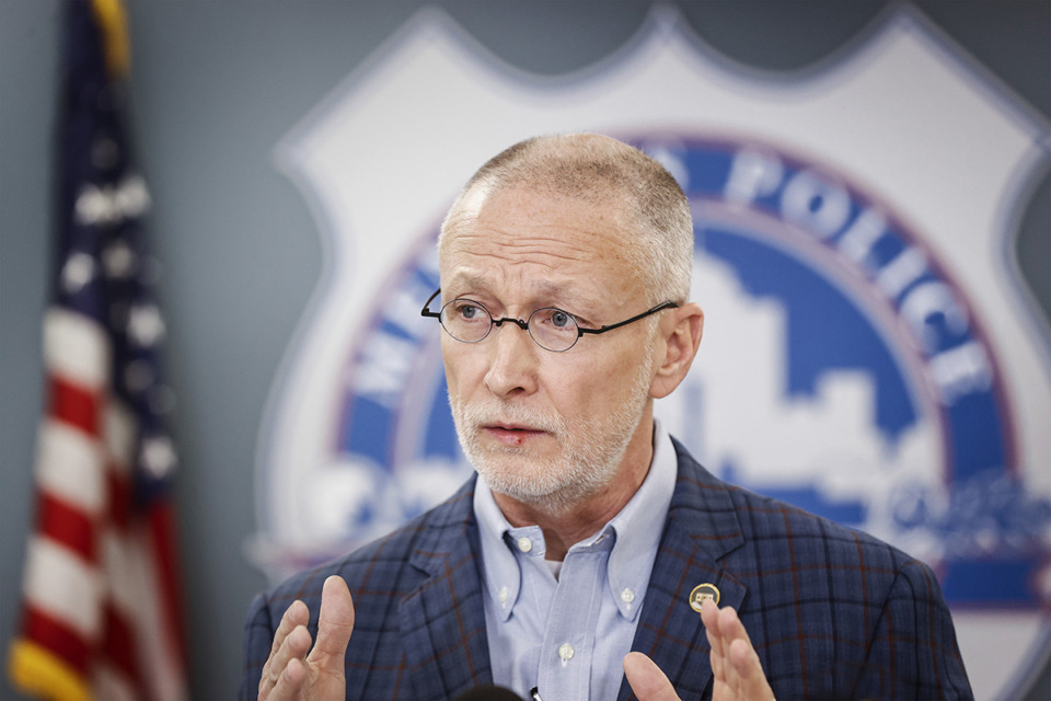 <strong>State Sen. Brent Taylor, R-Eads, speaks during a press conference Jan. 9.</strong> (Mark Weber/The Daily Memphian file)