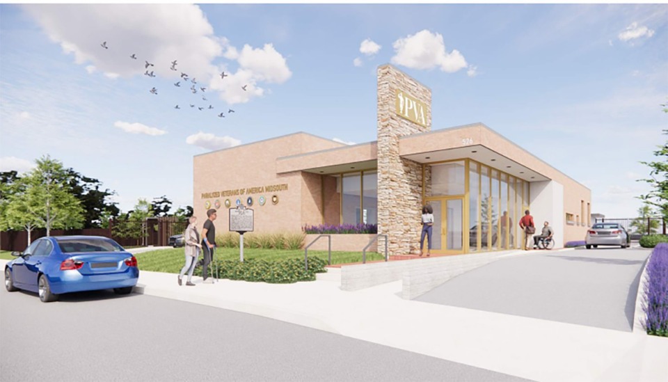 <strong>Renderings of the future Paralyzed Veterans of America Midsouth community center.</strong> (Courtesy PVA Midsouth)