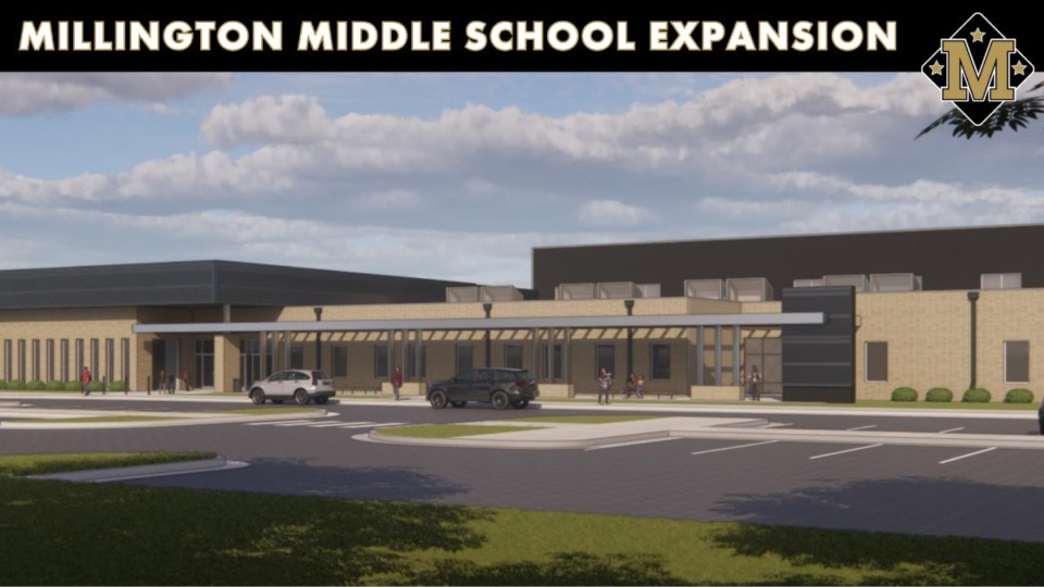 <strong>Millington will begin construction on a new campus that will serve the city&rsquo;s students in grades six through eight.&nbsp;</strong>(Courtesy of Millington Municipal Schools District)