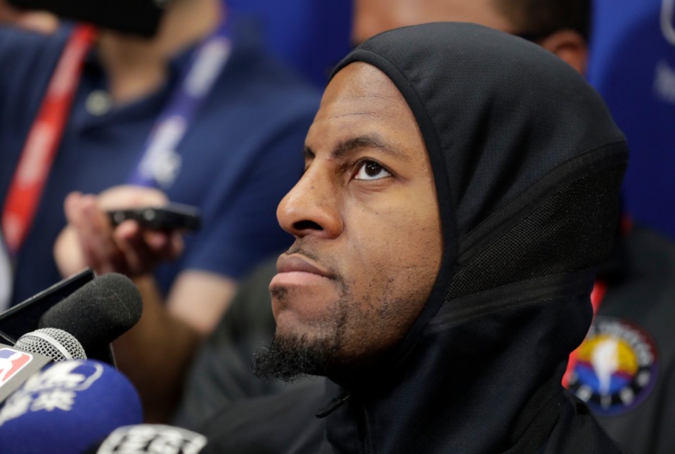 <strong>Andre Iguodala and the Memphis Grizzlies have reached a compromise where the veteran will not report to camp or be a part of the team's active plans when the season opens.</strong> (Michael Conroy/AP)