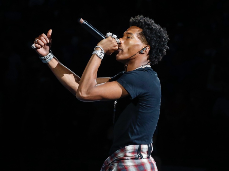 <strong>Memphis Madness featured a performance by rapper Lil Baby at FedExForum Oct 3.</strong> (Mark Weber/Daily Memphian)