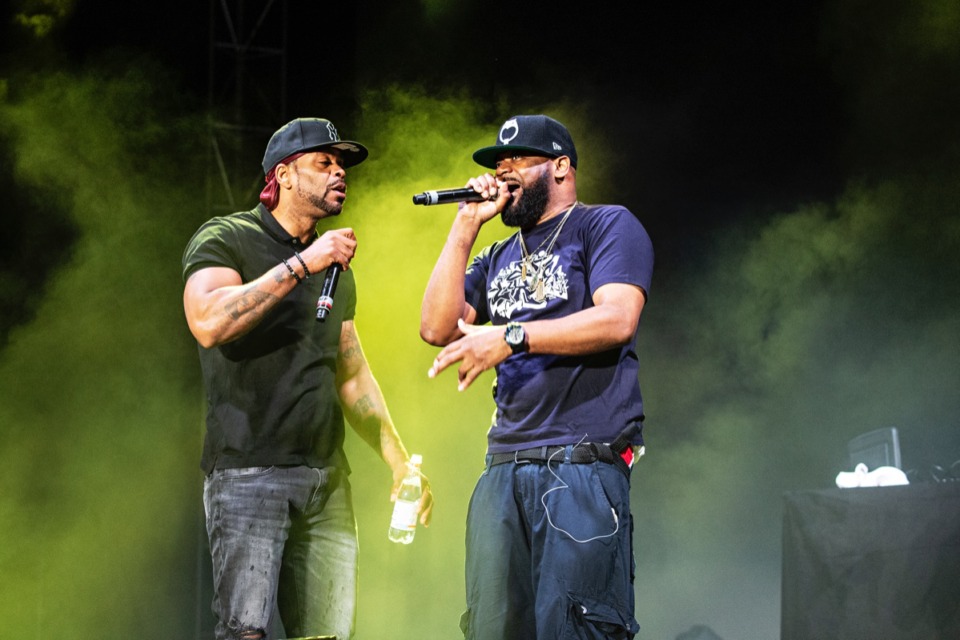 <strong>Method Man (left) and Ghostface Killah of Wu-Tang Clan perform during KAABOO 2019 at the Del Mar Racetrack and Fairgrounds Sept. 13 in San Diego.</strong> (Amy Harris/Invision/AP)