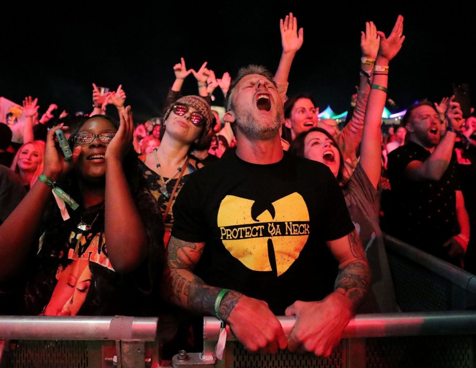 <strong>Wu-Tang Clan proved to be a fan favorite at the third annual Mempho Music Festival at Shelby Farms on Oct. 19, 2019.</strong> (Patrick Lantrip/Daily Memphian)