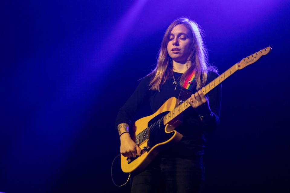 <strong>Julien Baker performs during the Boygenius Tour at The Sylvee on Nov. 16, 2018, in Madison, Wisconsin. Chris Herrington says her voice can break your heart.</strong> (Daniel DeSlover/Sipa USA/AP)