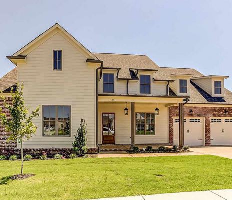 <strong>Examples of the Clara's Ridge at Cartwright Farms development include various styles of homes built with masonry and brick or wood siding. The residential development was endorsed by Collierville Planning Commission Thursday.</strong>
