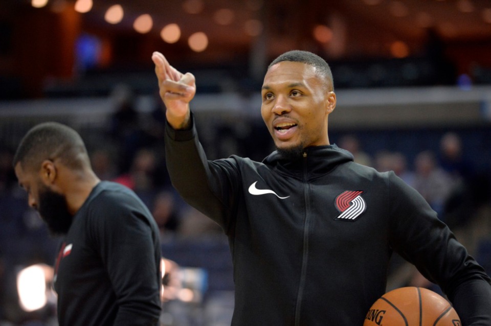 <strong>Portland Trail Blazers guard Damian Lillard is the hottest player in the NBA, and he and his team stand between the Memphis Grizzlies and an unlikely playoff berth.</strong> (AP Photo/Brandon Dill)