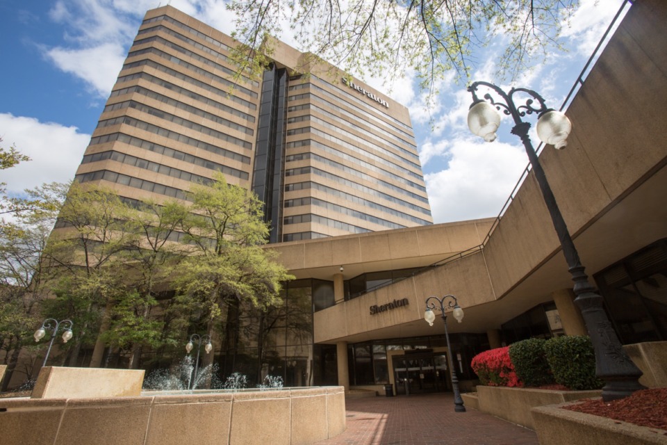 <strong>City and hospitality industry officials are backing a tax break and land transfer to <span>entice&nbsp;</span>owners of the Downtown Sheraton Hotel, above, to improve and maybe expand.</strong> (File/Daily Memphian)