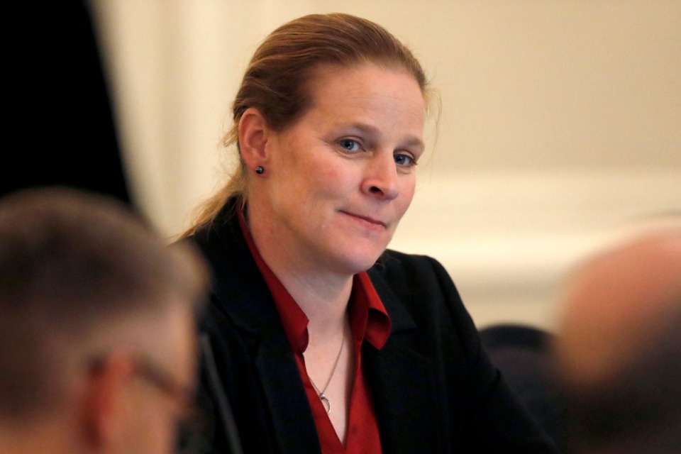 <strong>Cindy Parlow Cone, who starred at Germantown High, advanced from vice president to president of the U.S. Soccer Federation late Thursday, March 12. She replaces Carlos Cordeiro, who resigned under pressure from supporters of women&rsquo;s soccer.</strong> (Charles Rex Arbogast/Associated Press file)