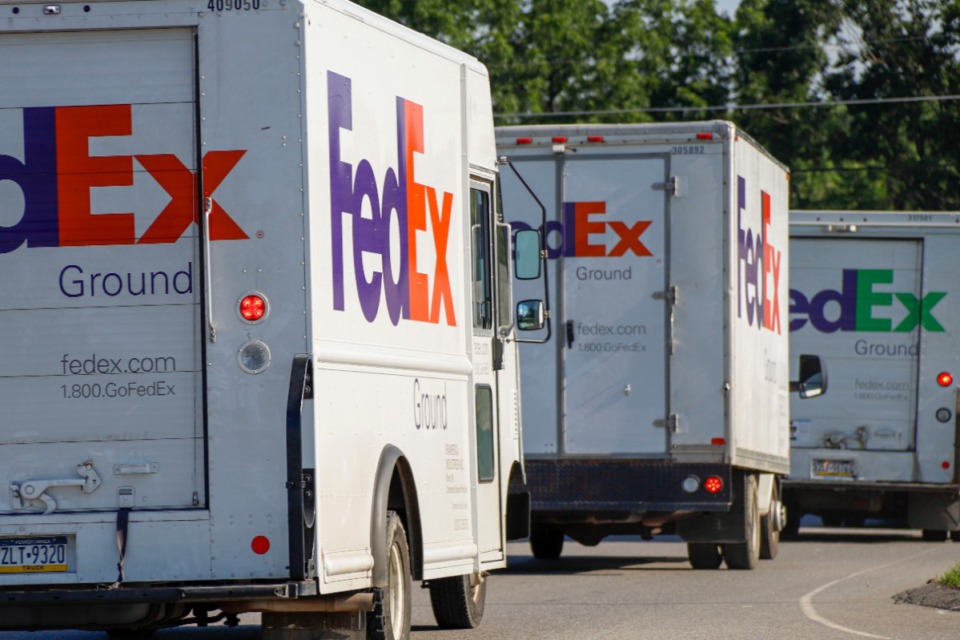 <strong>FedEx has changed its signature protocols to keep delivery personnel a healthy distance away from customers during the coronavirus pandemic.</strong> (AP Photo/Keith Srakocic, File)