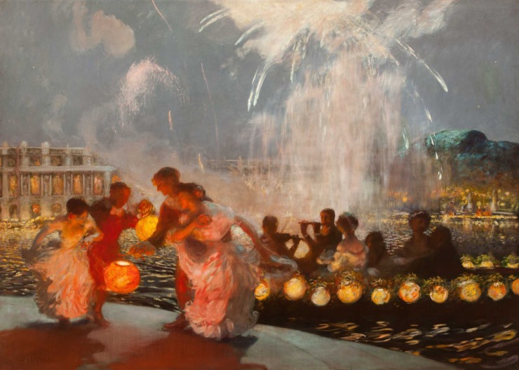 <span><strong>When will I see you again? "The Joyous Festival" by Gaston La Touche at the Dixon Gallery. Ten feet wide by 7 feet high, it was painted in 1906.</strong> (Submitted)</span>