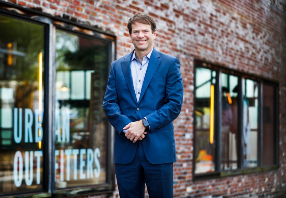 <strong>Hulet Gregory of Gregory Realty recently purchased the 20,000 square foot shopping center at the southeast corner of Central and Cooper that is anchored by Urban Outfitters. Gregory looks for Amazon-proof commercial properties to purchase, and he now has 30 commercial properties in the area.</strong> (Mark Weber/ The Daily Memphian)