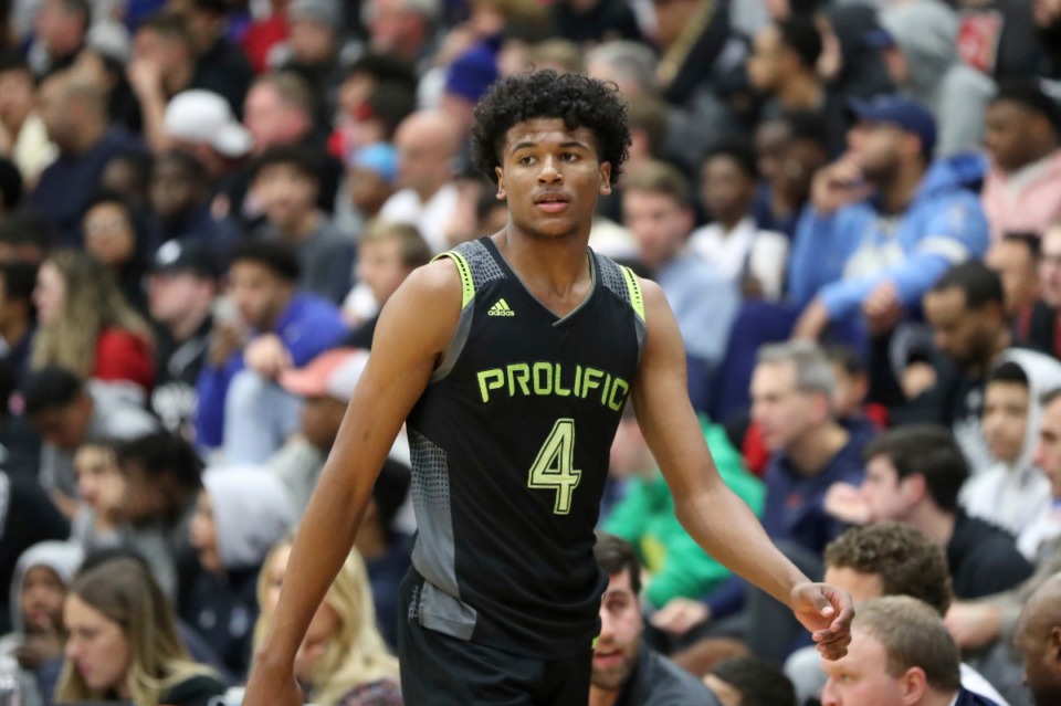 <strong>Prolific Prep's Jalen Green #4 is seen against La Lumiere during a high school basketball game at the Hoophall Classic, Sunday, January 19, 2020, in Springfield, MA.</strong> (AP Photo/Gregory Payan)