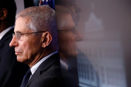 <strong>Director of the National Institute of Allergy and Infectious Diseases Dr. Anthony Fauci, seen here on Jan. 21, 2020, is among those who believe the country needs to boost its testing by three times the current rate over the next month before reopening.</strong> (Patrick Semansky/AP file)