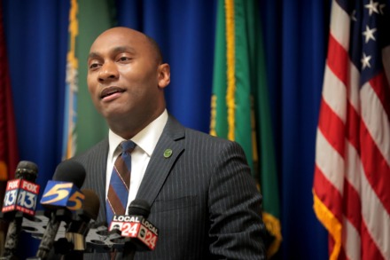 <strong>Shelby County Mayor Lee Harris announced a state of emergency for the county due to the COVID-19 virus on March 19. On Friday, April 24, Harris&nbsp;extended the order to the end of April.</strong> (Jim Weber/Daily Memphian)