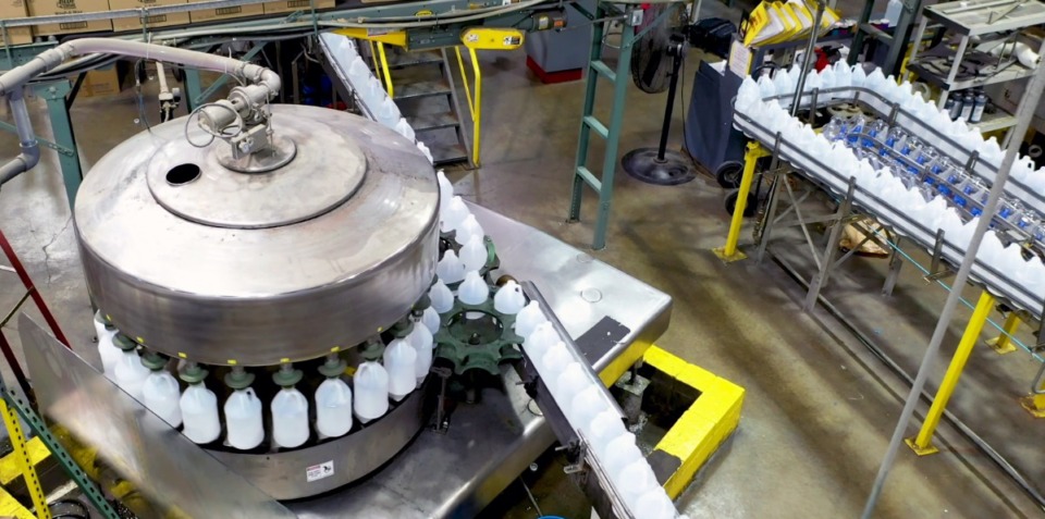 <strong>Memphis-based Highline Aftermarket, a distributor of automotive products, has repurposed four of its eight nationwide manufacturing plants to produce two essential COVID-19 survival supplies, disinfectant bleach and hand sanitizer.</strong> (Submitted)