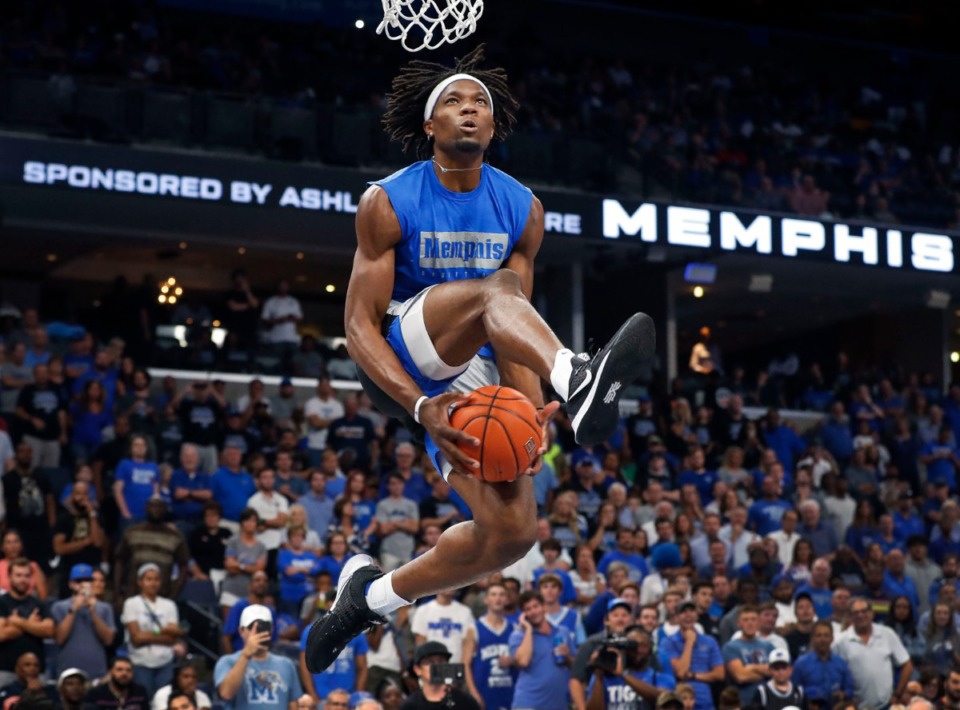 <strong>Former Memphis Tigers star Precious Achiuwa, pictured here at the FedExForum Oct. 3, 2019, is approaching a pro career. In order to be successful,&nbsp;Rob Dauster of NBC Sports said, Achiuwa needs to embrace the player he is.</strong> (Mark Weber/Daily Memphian file)